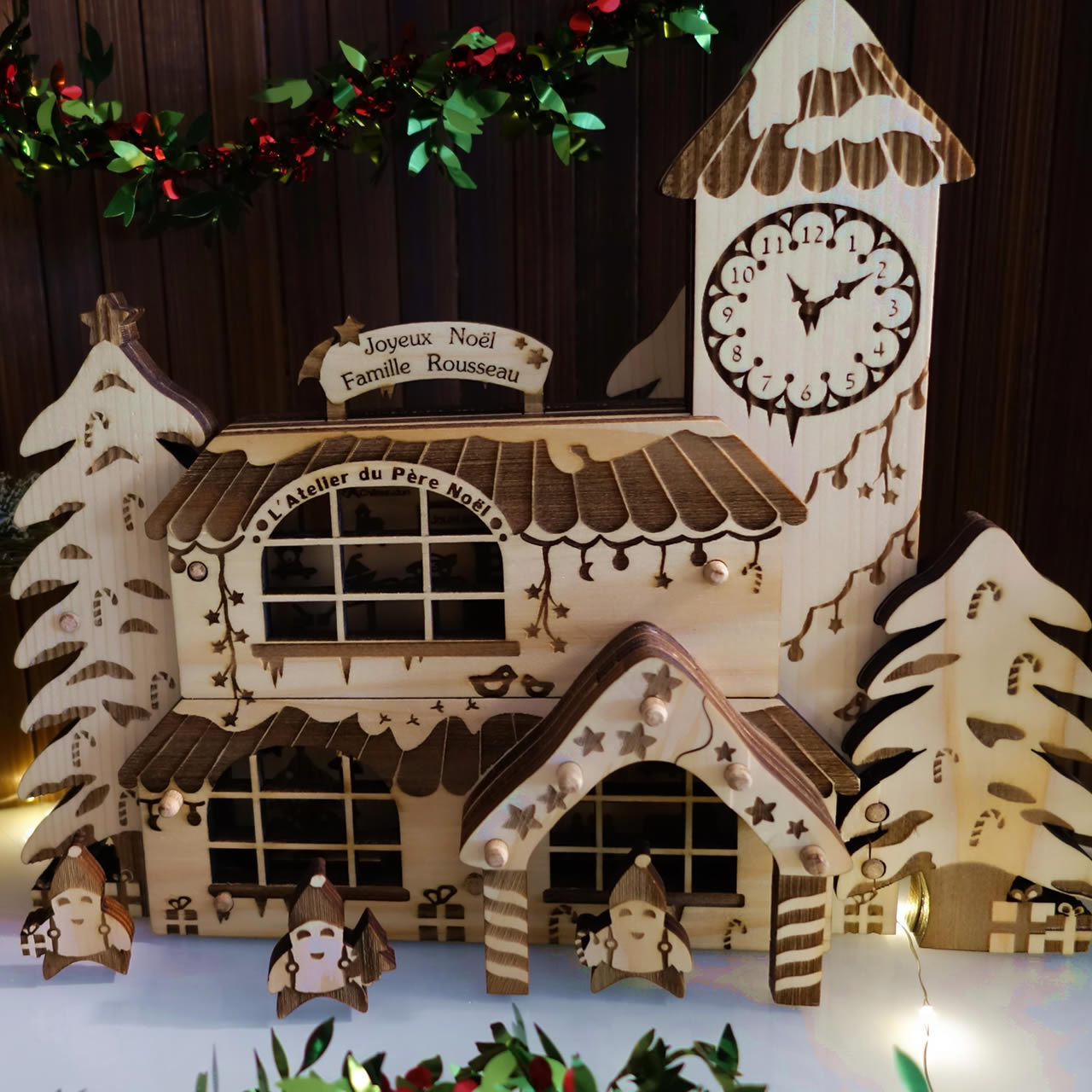 L'Atelier du Père Noël <br />Collection : Le Village de Noël<br />[Photographie : Lumilune]